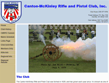 Tablet Screenshot of cantonmckinleyriflepistol.org